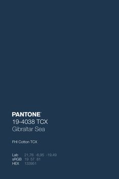 the pantone logo is shown on a dark blue background