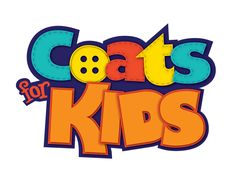 the words cats for kids written in orange and blue