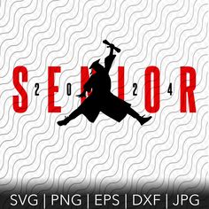 the silhouette of a man holding a baseball bat over his head with the word seflor on it