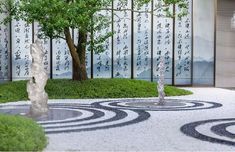 Paving Ideas, Japan Garden, Japanese Landscape, House Outside Design, Japanese Garden, Landscape Architecture, Zen, Sculpture, Architecture