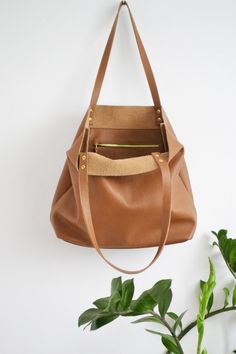 Leather Tote bag - Women's LAPTOP BAG - Large Tote Bag - Brown Tote Bag - Pebbled Leather Bag - Magn On-the-go Pouch Bag With Leather Handles, Everyday Brown Box Bag With Handles, Brown Double Handle Shoulder Bag For Everyday, Brown Bags With Large Capacity For Everyday Use, Everyday Brown Tote Shoulder Bag, Brown Tote Box Bag For Errands, Brown Large Capacity Shoulder Bag For Daily Use, Everyday Brown Shoulder Bag With Removable Pouch, Everyday Satchel Shoulder Bag With Handles