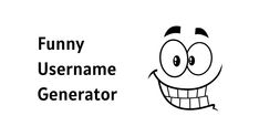 funny username generator with the caption'funny username generator'in black and white