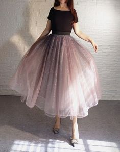 Rose Pink Sparkle Long Tulle Skirt Outfit Plus Size Tulle Maxi Skirt Sequin Tulle Party Skirt Holiday Outfit · Dressromantic Fashion · Online Store Powered by Storenvy Tulle Skirt Wedding Outfit, Long Tulle Skirt Outfit, Sparkle Skirt Outfit, Holiday Skirt Outfits, Wedding Guest Skirt, Tutu Skirt Outfit, Red Tulle Skirt, Sequin Skirt Outfit, Mini Skirt Party