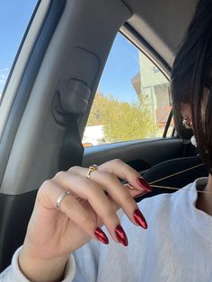 red chrome
red nails
chrome nails
acrylic nails
mail inspo Black Nails Red Chrome, Red Chrome Nails Coffin, Red Chrome Nails French Tip, Red Crome Nails Acrylic, Deep Red Chrome Nails, Red Chrome French Tip Nails, Red Gem Nails, Red Chrome Nails Almond, Christmas New Years Nails