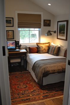 Guest Bedroom Office Combo Layout Spare Room Guest Bedroom Office Combo Layout, Bedroom Office Combo Layout, Guest Bedroom Office Combo, Bedroom Office Combo, Bedroom Office Ideas, Christmas Living Room Decor Ideas, Christmas Living Room Decor, Christmas Living Room, Christmas Decorations Living Room