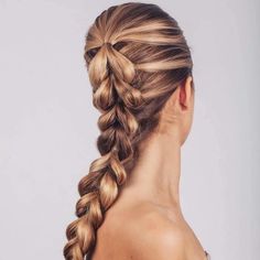 Ponyfull® Pferdeschwanz-Volumenverstärker von KITSCH Braid Hairstyle, Fishtail Braid, Braided Hairstyles Easy, Braids For Long Hair, Hair Dos, Trendy Hairstyles, Braid Styles, Ponies, Prom Hair