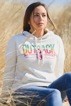 Bright as a spring day! Our Alba Hoodie is the perfect addition to your spring wardrobe, Made from 100% cotton, this hoodie features a sunset Outback graphic on the front, front pocket and is sure to make you feel fresh and spring each time you wear it! Spring Wardrobe, Spring Day