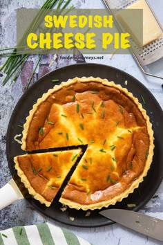 the cover of swedish cheese pie