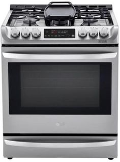 ad eBay - Find many great new & used options and get the best deals for NIB LG LSD4913ST 30" Slide-In Dual Fuel Smart Range with 5 Sealed Burners at the best online prices at eBay! Free shipping for many products! How To Clean Burners, Convection Range, Slide In Range, Smart Oven, Gas Stoves, Dual Fuel Ranges, Gas Cooker, Single Oven, Gas Oven