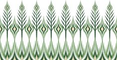 an abstract green and white background with many different lines in the same pattern, as well as