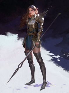 ArtStation - Banished Feathered Knight Concept Art Character, Female Character, Fantasy Concept Art, 3d Characters, Game Art, Art Style, Fantasy Art, Concept Art