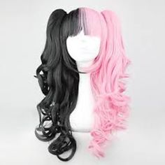 Super Cute Long Pink/Black 2 Toned Wig. Comes With Detachable Pigtails. Mix And Match For A Cute Look The Detachable Pigtails Are Totally Brand New And Never Taken Out; However, The Wig Itself Has Some Tangles In It Feel Free To Send Offers And Add To Bundles :) Pigtail Wig, Melanie Martinez, Mix N Match, Mix And Match, Tangled, Pink Black, Pink Ladies, Wigs, Black Pink