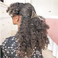 Waist Length 4c Hair, Stretched Natural Hair, Southern Belle