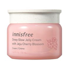 Innisfree Skincare, Jeju Cherry Blossom, Glow Moisturizer, Jelly Cream, Korean Skincare Routine, Hydrating Moisturizer, Oily Skin Care, Facial Cream, Gel Moisturizer