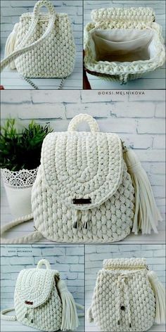 crocheted handbag pattern for beginners to make it look like something out of yarn