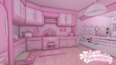 Cafe Hello Kitty, Rh Dorm, Kawaii Pics, Rumah Minecraft Sederhana, Pink Board, Hello Kitty House