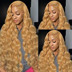 PRICES MAY VARY. [Honey Blonde HD Lace Front Wig Human Hair Material]: honey blonde wig human hair made from 12A premium brazilian unprocessed virgin human hair. no shedding, no tangle. glueless wigs human hair without any synthetic or animal hair mixed. [Honey Blonde Lace Front Wig Human Hair Advantage]: 13x4 ear to ear hd transparent lace front wigs human hair. fits well with any skin tone, can be blend easily, baby hair around to give you the natural looking. soft & comfortable hair,can be dy Honey Blonde Wig, Body Wave Lace Front Wig, High Pony, Wave Lace Front Wig, Blonde Lace Front Wigs, Gold Outfit, Glueless Wigs, Lace Front Wigs Human Hair, Lace Frontal Wigs