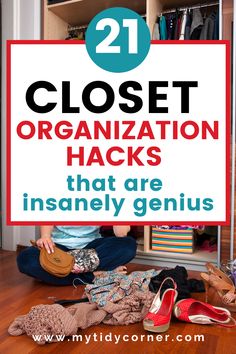 closet organization hacks that are incredibly genius