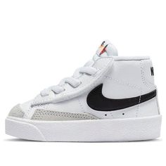 Best gifts for newborns/babies! (SNKR/Skate/Light/Mid Top) Boys Black Shoes, Nike Blazer Mid 77 White, Black Shoes Outfit, Nike Shoes For Boys, Team Orange, Jordan Shoes Girls, Nike Blazer Mid 77, Nike Blazer Mid, Nike Blazers Mid