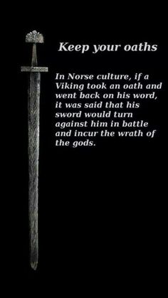 Oaths Viking Facts, Viking Quotes, Norse Myth, Viking Life, Norse Pagan, Viking Culture, Old Norse, Viking Symbols, Viking History