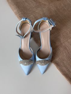 PALE BLUE BLOCK HEEL Tips --If you are not sure about your size, you can contact us to find the right size for you. We will assist you. --If you need your product to reach you faster than usual, you can contact us. We will assist you. --Depending on the request of our customers, we can produce shoes and make customizations on our shoes. -Thousands of years of tradition of handmade shoes have produced these impressive shoes. -Our masters produced these shoes with great effort and delicacy. -We us Elegant Light Blue Low Heels, Elegant Light Blue High Heels, Blue Pointed Toe Wedding Shoes For Party, Elegant Light Blue Low Heel Heels, Blue Pointed Toe Heels For Event, Blue Wedding Shoes With 4-inch Heel For Evening, Elegant Blue Closed Toe Wedding Shoes, Light Blue Round Toe Evening Wedding Shoes, Elegant Blue Pointed Toe Wedding Shoes