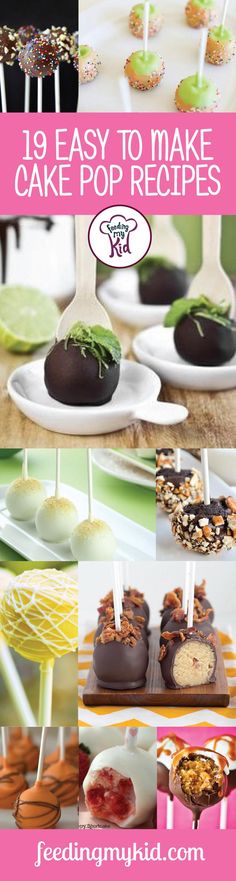 Cake Pop Recipes: 19 Easy to Make Cake Pop Recipes Cake Pop Recipe With Cream Cheese, School Baking, Easy To Make Cake, Brownie Cake Pops, Bacon Cake, Snickerdoodle Cake, Apple Cake Pops, Cheesecake Pops