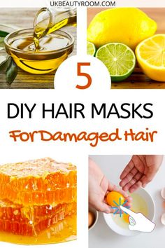 Homemade Beauty Products Hair Masks For Damaged Hair, Avocado Protein, Thicker Healthier Hair, Recipes To Make At Home, Conditioning Hair Mask