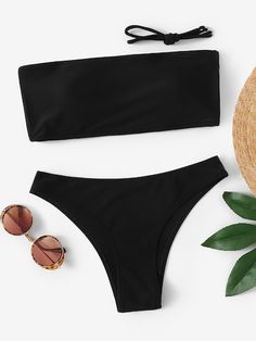 Compra Conjunto de biquíni bandeau recortada online. SHEIN oferece Conjunto de biquíni bandeau recortada e ainda mais pra satisfazer as tuas necessidades fashion! Costume Intero, Rip Curl, Plus Size Swimwear, Seychelles, Monokini, Norfolk, Uganda