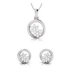 Platinum Pendants Set by Jewelove Metal : Platinum Platinum Purity : 95% Purity Mark : Pt 950 Gemstone : Natural Diamonds Diamond Clarity : SI Diamond Color : IJ Diamond Weight : Earrings : 0.48 cts. Pendant : 0.24 cts. Platinum Weight Earrings : 5 grams Pendant : 3 grams Certificate of Authenticity : Platinum Guild International, SGL This Pendant Set is not eligible for exchange or refund. The chain is only for display. Please order the chain separately at Platinum Chains by Jewelove. Diamond Pendant Set, Platinum Chain, Diamond Pendent, Diamond Pendant Sets, Jewelry Design Drawing, Rose Ring, Diamond Color, Gold Jewelry Fashion, Pendant Set