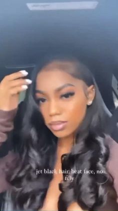 Hair Baddie Hairstyles, Baddie Hairstyles Curly Hair, Hair Styles Aesthetic, Hairstyles Aesthetic, Sew In Hairstyles, Quick Weave Hairstyles, Flat Iron Hair Styles, Quick Weave, Hair Ponytail Styles