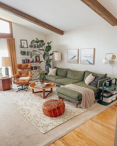 the living room is clean and ready for guests to use it as a focal point