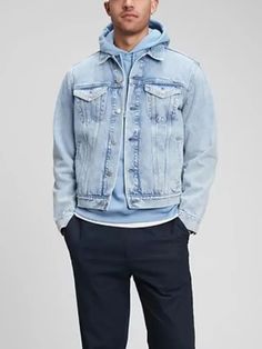 Check out our latest 5 Days5 Ways installmentfeaturing stylish denim jacket outfits for guysfrom the team at Style Girlfriend. Mens Fall Boots, Denim Jacket Outfits, Mens Jackets Fall, Light Jean Jacket, Outfits For Guys, Style Girlfriend, Fall Outerwear