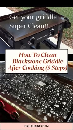 how to clean blackstone griddle after cooking 5 steps and get your griddle super clean