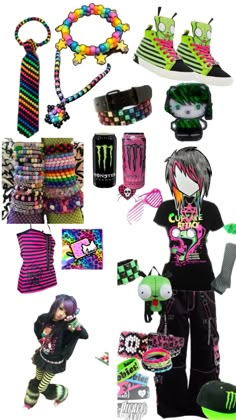 SCENEEEEE Scene Queen Outfit, Emo Scene Outfits, Emo Fits, Things To Wear, Scene Core, Outfits 2000s, Scene Queens