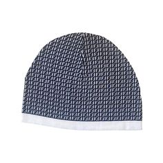 This knit beanie hat from Fendi is woven with black and white wool. The classic design features Fendi's iconic 'Zucca' monogram in a pattern with a white trim. Elevate your winter wardrobe with this iconic piece from Fendi.  Model Number: FXQ056 100% Black and White Wool Fendi FF Monogram Pattern Measurements: 9.5" x 7.5" Includes Authenticity Cards and Dust Bag Made in Italy Ff Monogram, Knitted Wool Beanie, Monogram Pattern, Wool Beanie, Handbag Wallet, Knit Beanie Hat, Wallet Accessories, Carry All Bag, White Trim