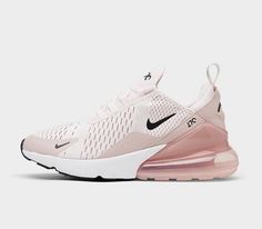 Nike Air Max 270 Light Soft Pink Black White Sneakers AH6789-604 Women's 10. New without box. POLICY Payment Option • Payment must be received within 48 hours after purchase. Shipping • Shipping will be processed within 1 business day of purchase, after payment is secured. • If your item arrives not as described or is defective, return is accepted for a refund within 30 days of purchase. Returned item must be in same condition as it was received, unworn, unused, and with all contents of the original packaging (box, tags, labels, accessories, etc.) intact. Please take a minute to browse through the other great items up for sale. Our goal is to bring you the highest quality products at the lowest price possible. If you have any questions about this item, please feel free to message us. We tr Nike Air Max Premium, Neon Running Shoes, Nike Air Max 360, Indoor Cycling Shoes, Black Sneakers Women, Nike Training Shoes, Workout Sneakers, Nike Classic Cortez, Lululemon Yoga