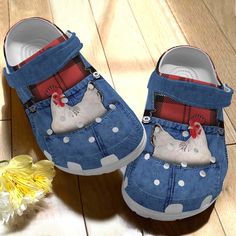 Chicken In Jean Croc   White Chicken Shoes Clog Gifts For Mom Daughter Niece Lightweight construction with breathable mesh fabric provides a comfortable and flawless fit. Chicken Shoes, Shoes For Girl, Croc Shoes, Crocs Clog, Niece Gifts, Farm Gifts, Versatile Shoes, Crocs Crocband, Crocs Classic Clogs