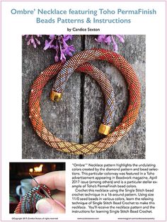 an article about how to make beaded necklaces