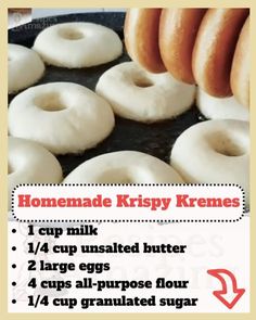 an image of homemade krispy kreme doughnuts recipe