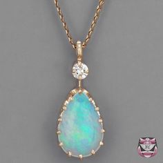 - Fay Cullen Archives - - NECKLACES - Vintage Opal Necklace Vintage Diamond Necklace, Black Pinterest, Opal Pendant Necklace, Arabian Horses, Tiffany Jewelry, Summer Street, Spring Jewelry, White Necklace, Solitaire Pendant