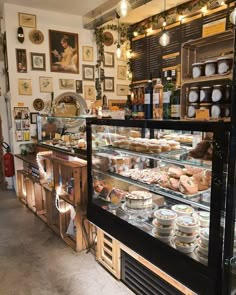 a bakery filled with lots of different types of food