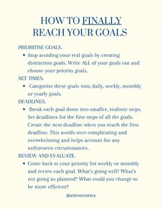 the goal sheet for how to finally reach your goals