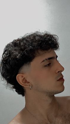 Mullet Mullet Hair Man, Curly Hair Styles Men, Mullet Hairstyle Mens Curly, Mullet Curly Hair Men, Low Fade Curly Hair, Mullet Curly, Taper Fade Short Hair, Fade Haircut Curly Hair