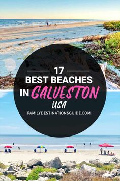 the beach with text overlay that reads 17 best beaches in charleston, usa