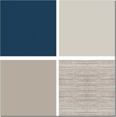 four different shades of blue, grey and white with the same color scheme in it