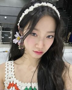 [240302] le sserafim kazuha selca Angel Dress, Important People, Blue Flames, Simple Girl, March 1, I Love Girls, My Only Love, Instagram Update, South Korean Girls