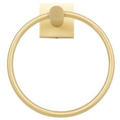 an image of a gold towel ring