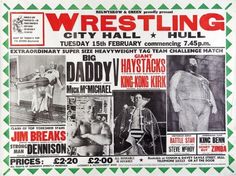 the poster for wrestling city hall