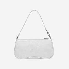 Shoulder Bag Aesthetic, Tiny Purses, Jute Design, High Heels Classy, Jw Pei, White Shoulder Bag, Crocodile Bags, Luxury Designer Handbags