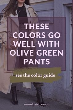 Wondering how to pair olive green pants and black for a stylish look? Explore colors that go with olive green clothes like lime green and olive green outfit and olive green pants yellow top. Get inspired with olive green pants look for summer. Perfect outfit ideas for women seeking simple, casual styles. Find out which combinations work best! Fall Outfit With Green Pants, Olive Green Clothes, Olive Green Cargo Pants Outfit, Green Jeans Outfit, Olive Pants Outfit, Olive Green Pants Outfit, Green Cargo Pants Outfit, Olive Green Outfit, Green Pants Outfit